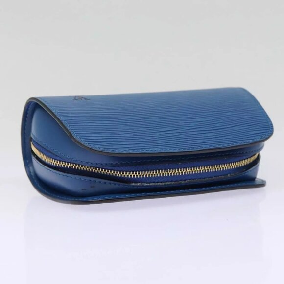 LOUIS VUITTON Epi Dauphine PM Pouch Blue - Picture 6 of 16